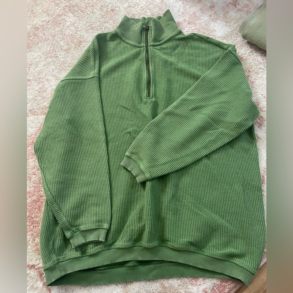 Aerie Corded Quarter zip